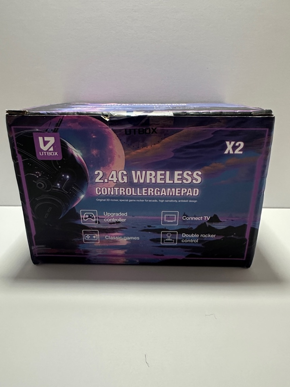 X2 2.4G Wireless Controller Gamepad - Purple/Black